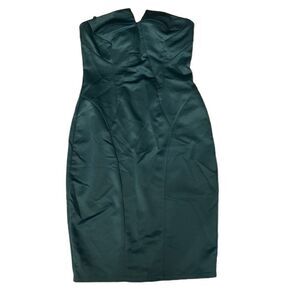 Fab’rik Green Strapless Dress Sz S